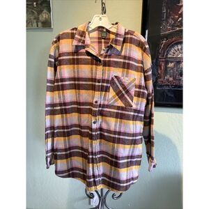 Wild Fable Men's Flannel Shirt Size L